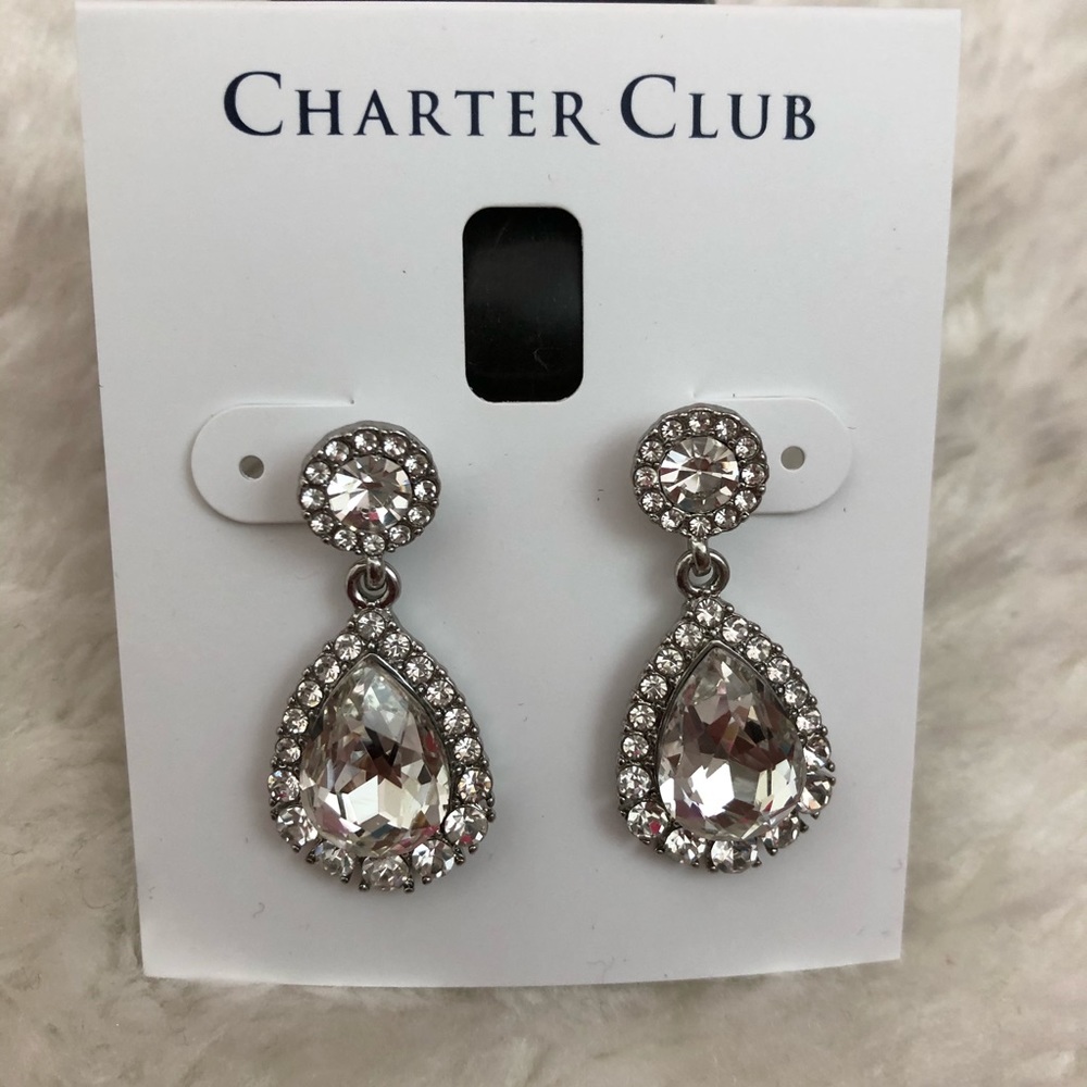 Silver earrings